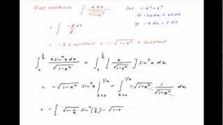 Find the integral of xarcsinx  sqrt  1 squarex  between the limits 0 and 12 [upl. by Siraved]