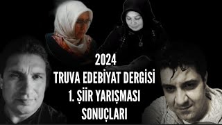 CANLI YAYIN  2024 Truva Edebiyat Dergisi Geleneksel 1 Şiir Yarışması Sonucunu Jüri Açıklıyor [upl. by Chubb]