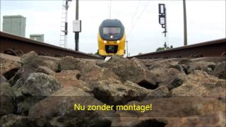 VIRM 8675 komt langs Oudenbosch Camera onder de trein [upl. by Franny]