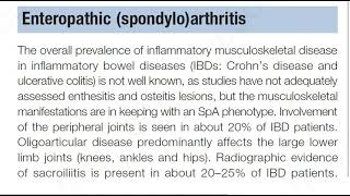 Enteropathic Arthritis [upl. by Zellner]