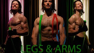 High Intensity Training with resistance bands Legs and Arms Episode 51 [upl. by Hafeenah]