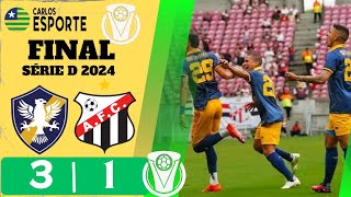 Retrô x Anápolis Final da série D 2024 Melhores momentos Fênix Campeã [upl. by Jude]