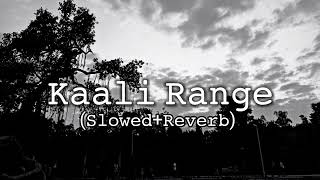 Kaali Range SlowedReverb Jass Manak [upl. by Bray]