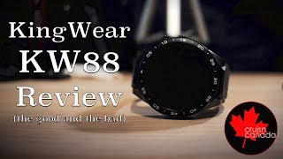 KingWear KW88 Review  The Pros and Cons of this Budget Smart Watch [upl. by Yarised475]