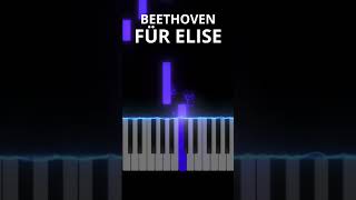 Beethoven Für Elise  EASYBEGINNER PIANO TUTORIAL [upl. by Antoine91]