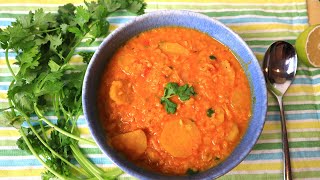 Dahl Lentilles Corail Patate Douce  Cuisine Indienne Végétarienne  Recette Vegan [upl. by Raila]