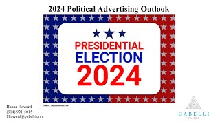 2024 Political Advertising Outlook with Gabelli Funds Hanna Howard [upl. by Ennoira]