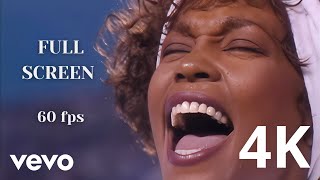 Whitney Houston  Star Spangled Banner National Anthem  Super Bowl 1991  4K REMASTERED [upl. by Christis]