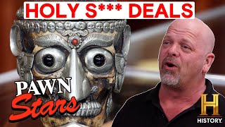 Pawn Stars TOP 7 RARE RELIGIOUS ITEMS Part 2 [upl. by Ahsial]