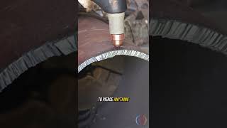 How to pierce with a plasma cutter welding howto [upl. by Gaughan]