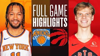 KNICKS at RAPTORS  FULL GAME HIGHLIGHTS  March 27 2024 [upl. by Atla]