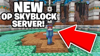 NEW 121 Minecraft Skyblock Server BEDROCKJAVA OPLegends Skyblock 1 [upl. by Leber]