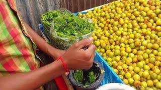 Boroi Vorta  Tasty Boroi Vorta  Bengali Style Street Food  Spicy Fruits Masala  Best Street Food [upl. by Giess253]