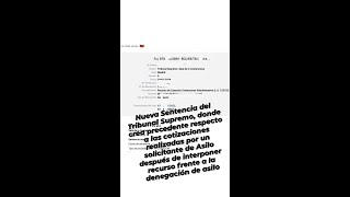 Nueva Sentencia del Tribunal Supremo Arraigo Laboral [upl. by Aimet]