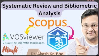 Scopus Metadata to R Biblioshiny and VOSviewer  Bibliometric Analysis and Visualization  Hindi [upl. by Storm]