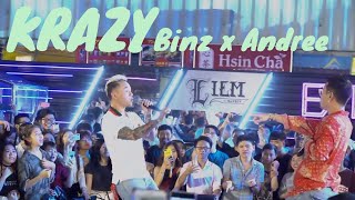 Live Krazy  Binz x Andree  Extra Live Bold  Talent News [upl. by Anilahs133]