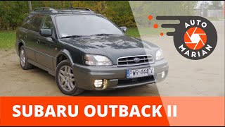 Subaru Outback 2  czyli złote lata Subaru  AutoMarian 30 [upl. by Anahsahs282]