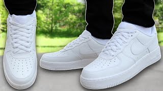 How To Diamond Lace Nike Air Force 1s  Featuring ‘AF1 Lows’ BEST WAY [upl. by Netty322]