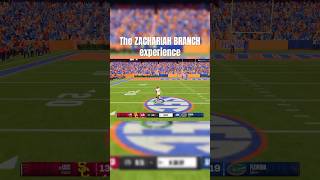 THE ZACHARIAH BRANCH EXPERIENCE collegefootball25 [upl. by Ahsiyk69]