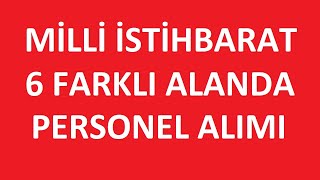 KAMU PERSONEL ALIM İLANI  MİT KPSS ŞARTSIZ PERSONEL ALIMI BAŞVURU ŞARTLARI kpss2024 [upl. by Damarra653]