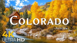 Colorado 4K Autumn Aerial Film  Breathtaking Views of the Rocky Mountains  Video 4K HDR [upl. by Jessica]