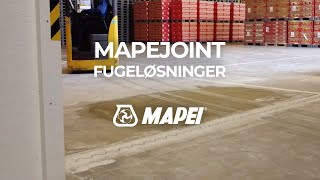 MAPEJOINT fugeløsning fra Mapei [upl. by Rech]