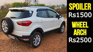 Ford Ecosport  Accessories for Less than HALF THE PRICE Installation and Review [upl. by Retsehc]