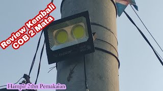 Review Kembali Lampu tembak 2 Mata COB [upl. by Anillek]