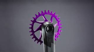 Narrow Wide Chainring  3D View  Garbaruk Bike Components [upl. by Eleni]