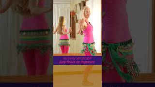 HIP SHIMMY Horizontal  Belly Dance for Beginners Tutorial [upl. by Eijneb510]