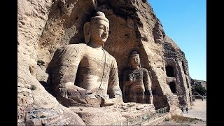 LIVE 1500yearold Yungang Grottoes stonecarving treasure on ancient Silk Road [upl. by Yajiv]