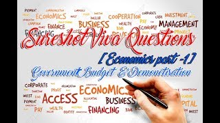 Demonetisation Sure shot Viva Questions Economics Part1 B [upl. by Shore255]