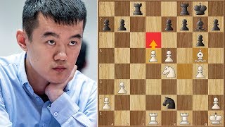 Tals Record in Danger  Ding Liren vs Svidler  ECCC 2018 [upl. by Alleul906]