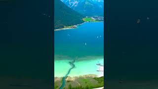 Achensee  4k  Serenity from Above Soaring Over Achensees Majestic Beauty [upl. by Sesilu166]