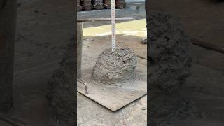 Good Slump 170mm youtubeshorts shorts short cement construction concretelife [upl. by Donegan]