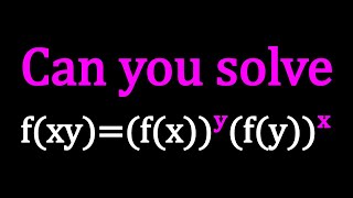 A Functional Equation from SyberMath 😜 [upl. by Irrahs]