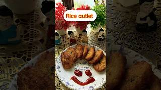 Leftover Rice 🍚 Recipe ricecutlets reuse ytshorts food [upl. by Twedy56]