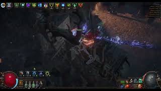 Crit Lightning Strike Warden 325 Simulacrum 15 wave [upl. by Aikaz]