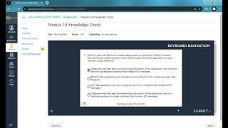 Module 14 Knowledge Check Solved 100 AWS Cloud Architecting [upl. by Amre]