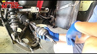 ATV UTV easy axle removal the proper way  DO IT RIGHT [upl. by Enilehcim]