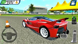 Kırmızı Yarış Arabası Park Etme Oyunu  Parking Masters Supercar Driver  Android Gameplay [upl. by Pontus730]