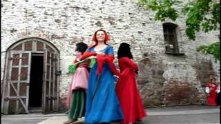 Studio Danza  Medieval dance with veils [upl. by Doowyah]