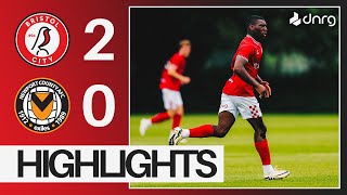 Wells amp Armstrong on scoresheet 💥 Bristol City 20 Newport County  Highlights [upl. by Sirej376]