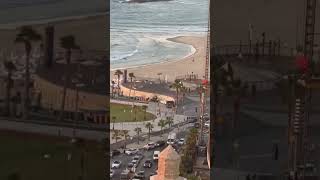 Hezbollah rockets target Tel Aviv Iron Dome intercepted over the city [upl. by Trinetta]