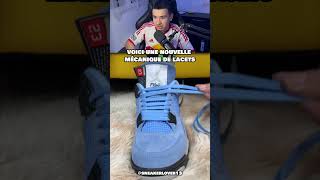 Comment bien faire des lacets de Jordan 4 [upl. by Ecerahc]