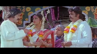 Meena Marries Village Man Ravichandran Against Mother Will  Best Scene  Putnanja Kannada Movie [upl. by Zeus98]