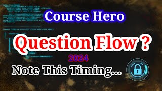 Course Hero Question flow problem solved 💯 VivekScribe [upl. by Neroled226]