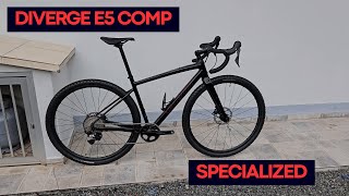 Specialized DIVERGE E5 Comp  Minha nova GRAVEL [upl. by Fitalludba]