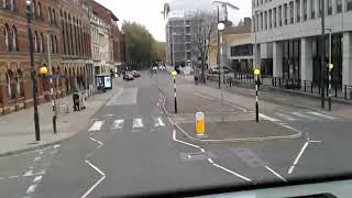 Bristol Bus 1 College Green to Broomhill with diversion [upl. by Karilla]