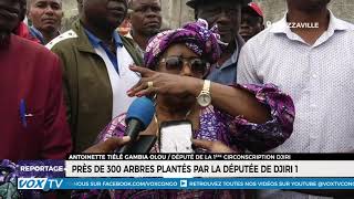 PRES DE 300 ARBRES PLANTES PAR LA DEPUTEE DE DJIRI [upl. by Bovill]